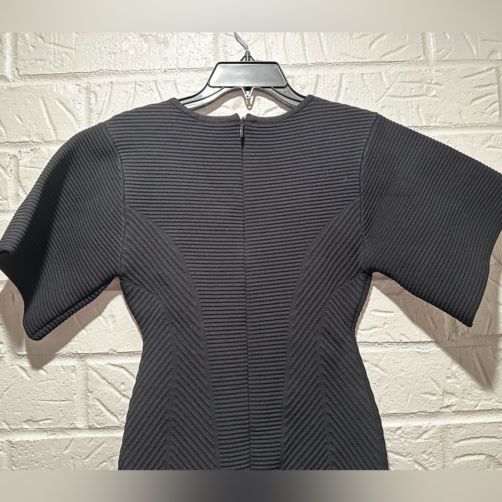 New HERVE LEGER Ribbed-knit Mini Dress Size XS - Picture 10 of 13